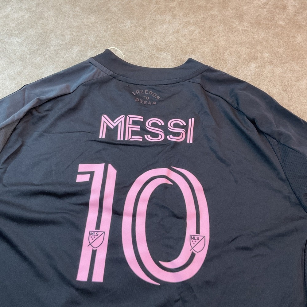 ADIDAS Inter Miami Lionel Messi 25/26 Away Soccer Jersey JI6820 Youth Sz XL NWT - Picture 4 of 10